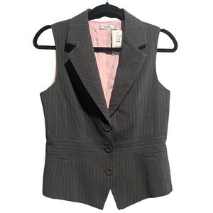 NWT Y2K Ricki’s Pinstripe Vest Top